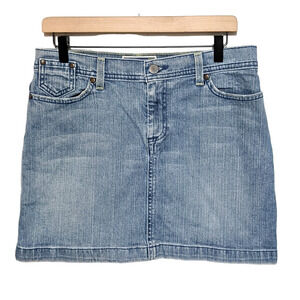 Old Navy Light Blue Denim Mini Skirt